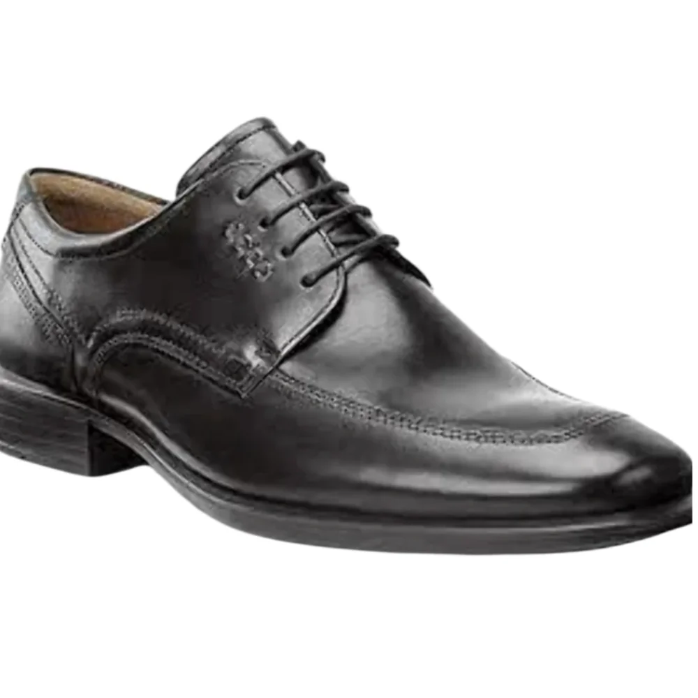ECCO Mens Cairo Oxford Black Shoes Size 11 Or 11.5 (45) Lace Up Comfort Business